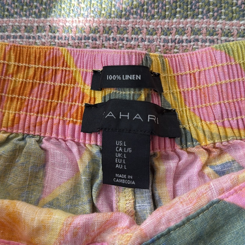 Tahari Linen Pants - Picture 3 of 3